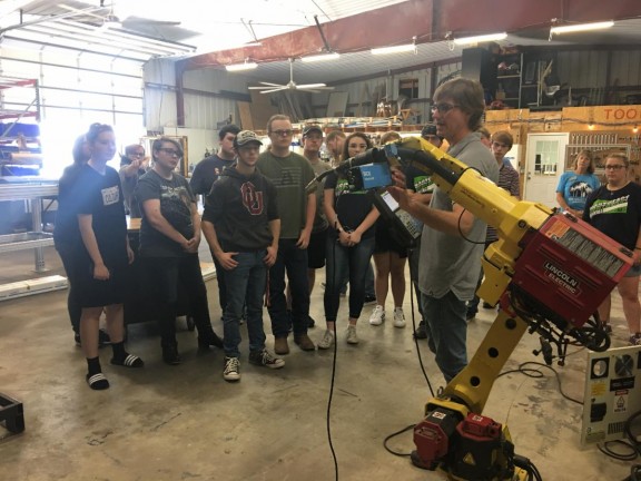 Click to read EAST students tour local businesses article